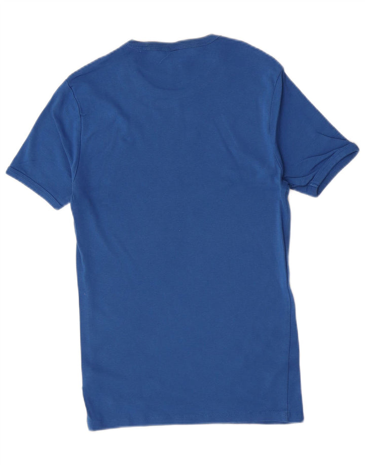 G-Star Mens T-Shirt Top Small Blue Cotton