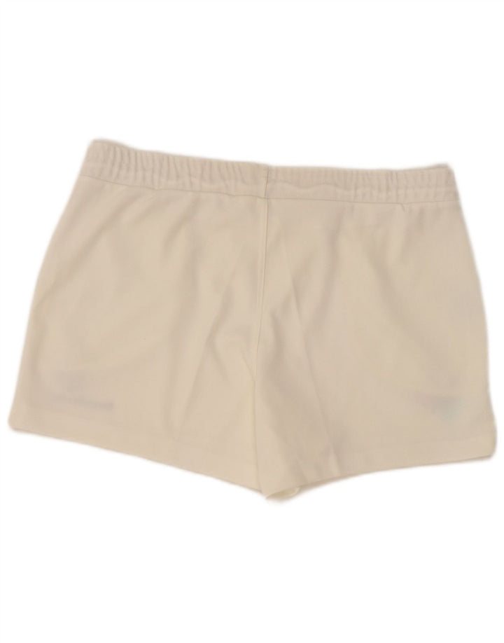 Sergio Tacchini Mens Sport Shorts IT 54 XL White Polyester