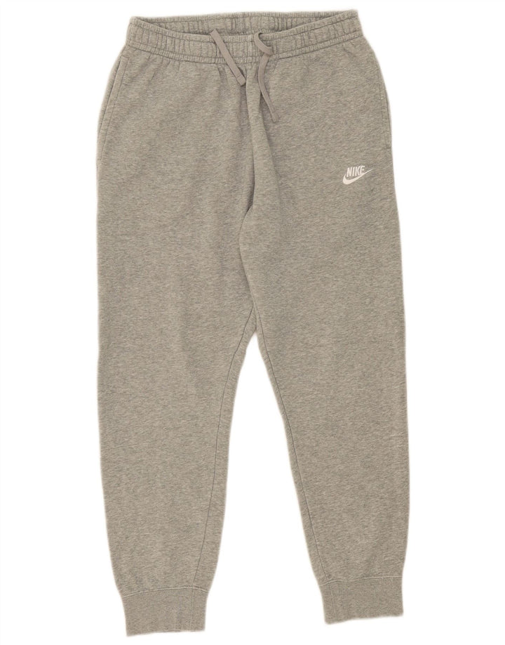NIKE Mens Tracksuit Trousers Joggers Medium Grey Cotton