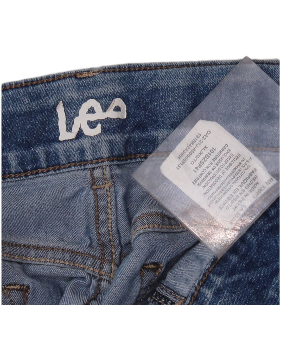 LEE Womens Skinny Jeans XL W38 L27 Blue Cotton