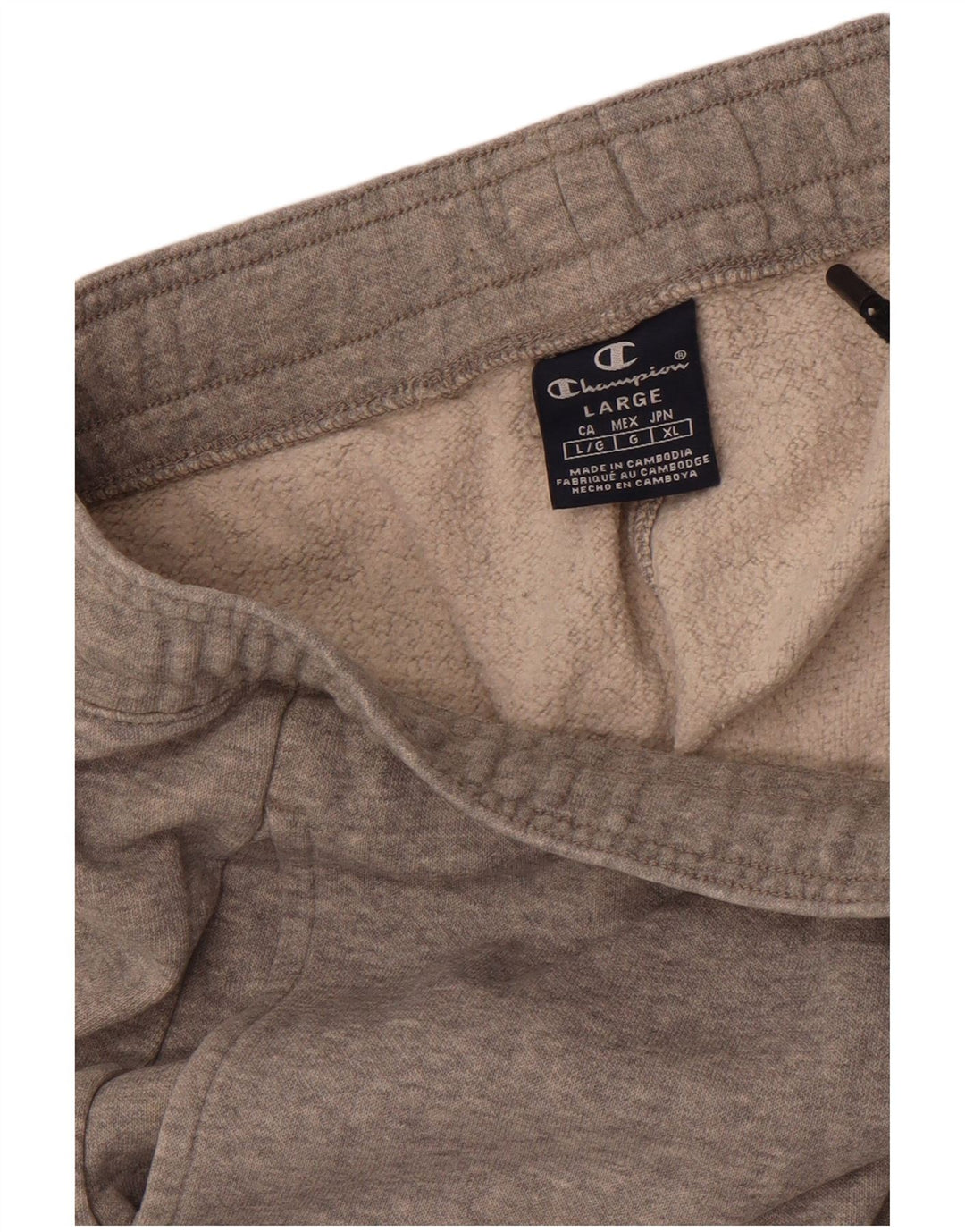 Champion Mens Tracksuit Trousers Joggers Large Grey Flecked