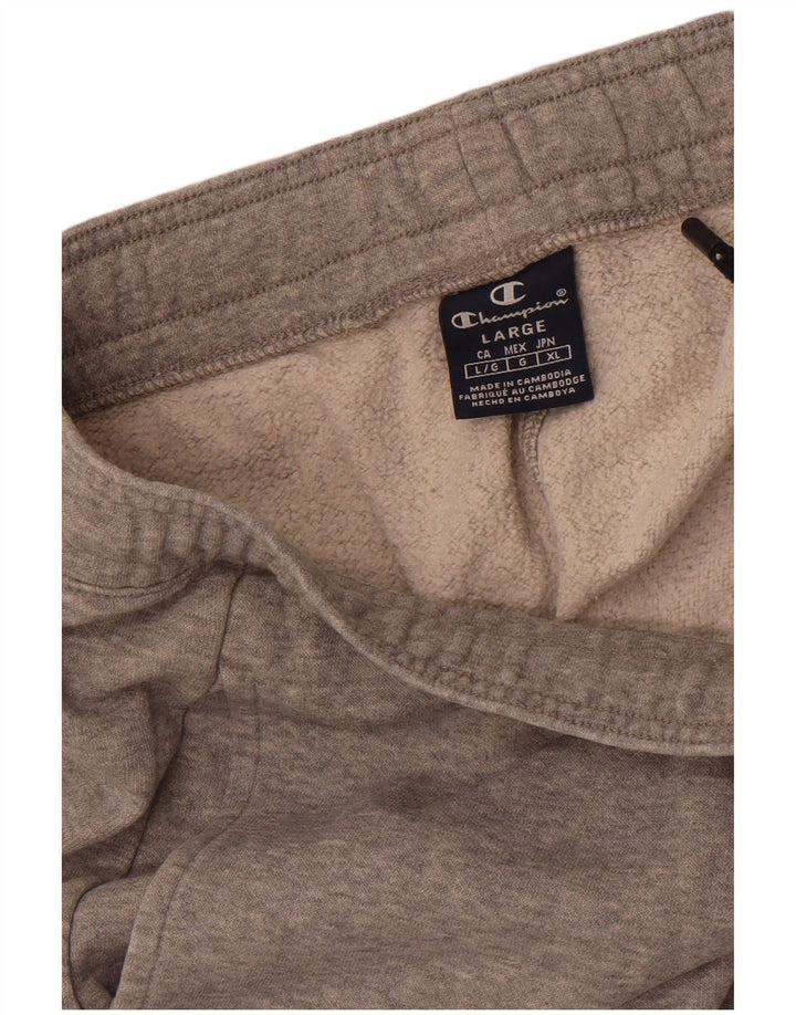 Champion Mens Tracksuit Trousers Joggers Large Grey Flecked