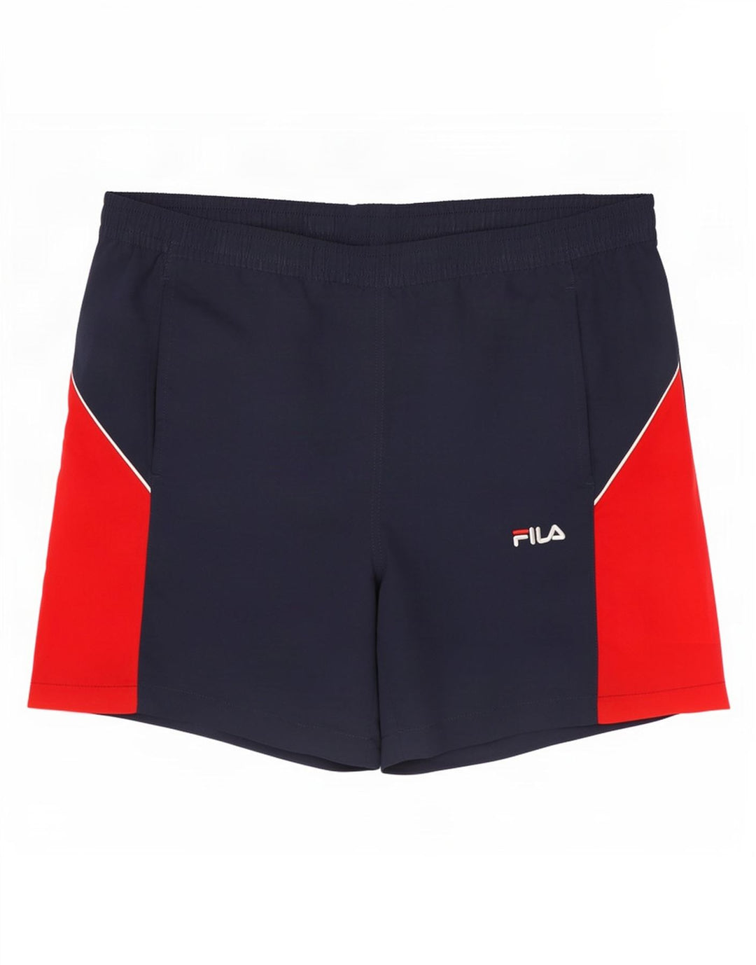 Fila Mens Sport Shorts Large Navy Blue Colourblock Polyester