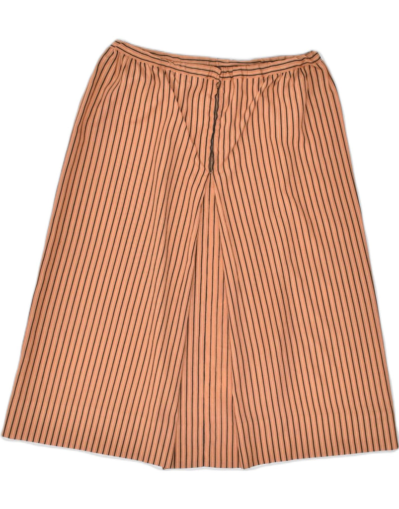 VINTAGE Womens A-Line Skirt W26 Small Brown Striped | Vintage | Thrift | Second-Hand | Used Clothing | Messina Hembry 