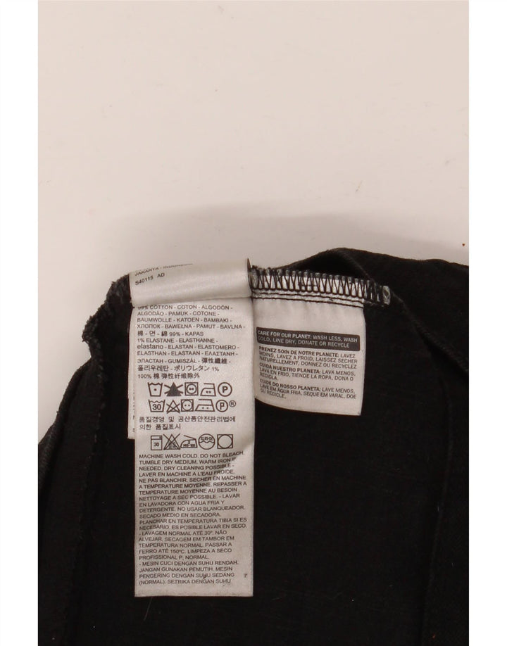 Levi's Womens Denim Jacket UK 14 Medium Black Cotton