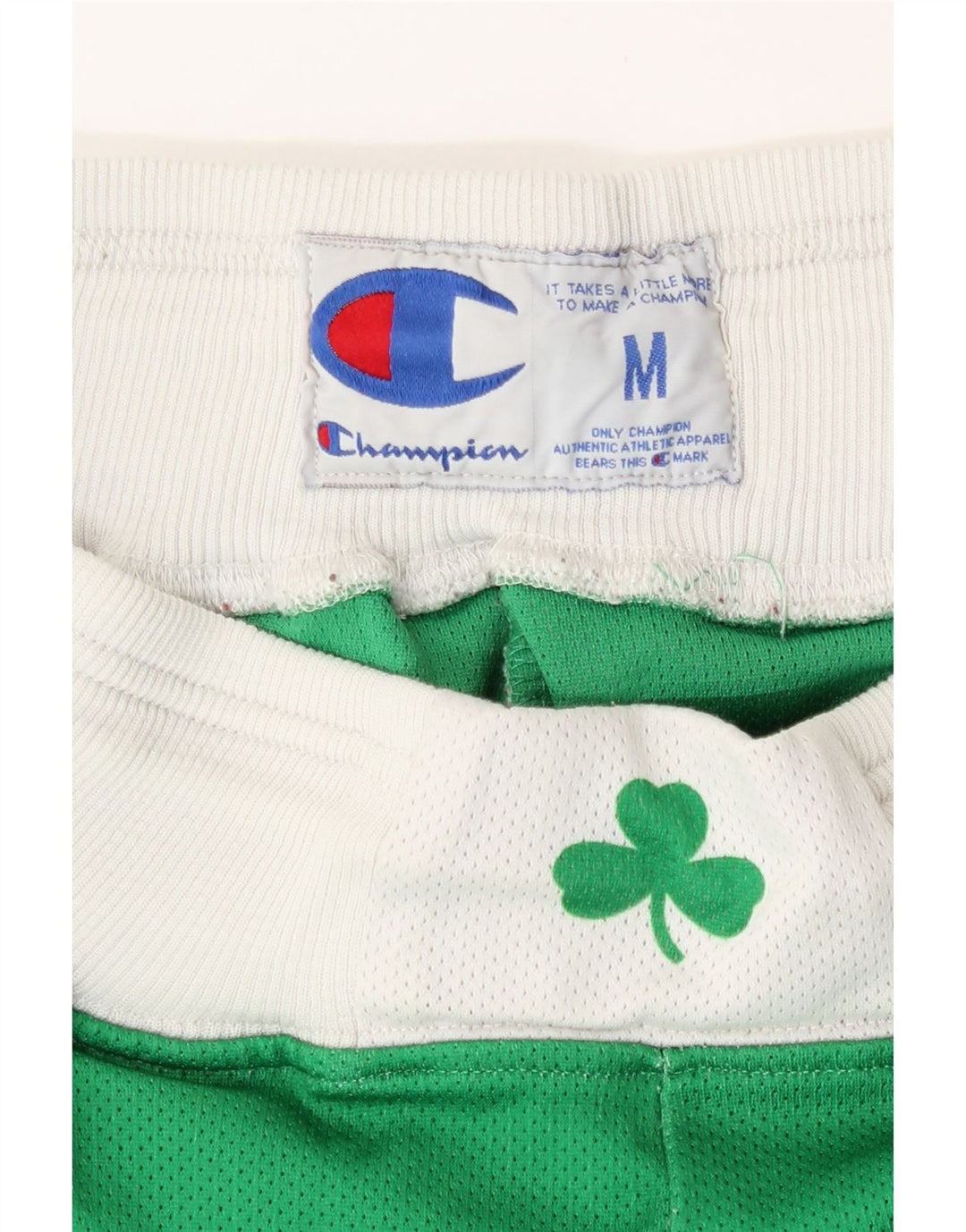 Champion Mens Boston Celtics Sport Shorts Medium Green Colourblock