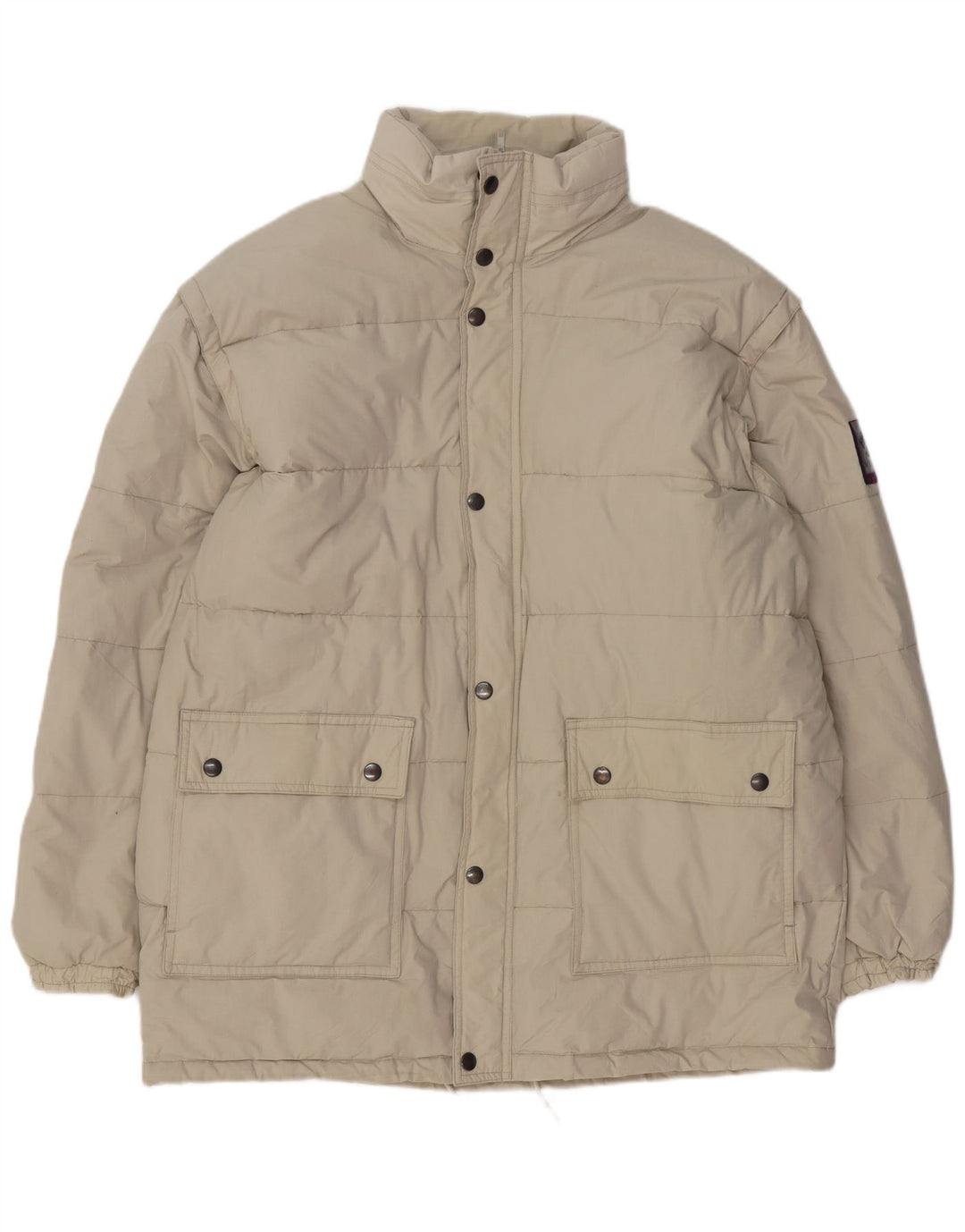 Brugi Mens Padded Jacket UK 42 XL Beige