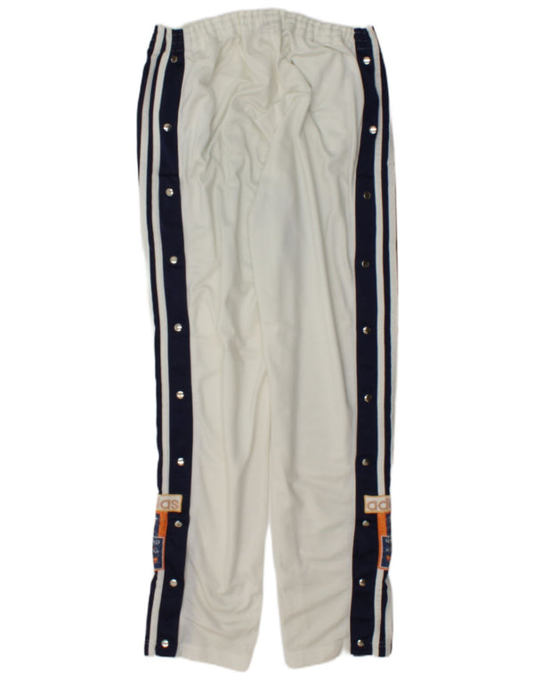 Adidas Mens Graphic Tracksuit Trousers 2XL White Colourblock