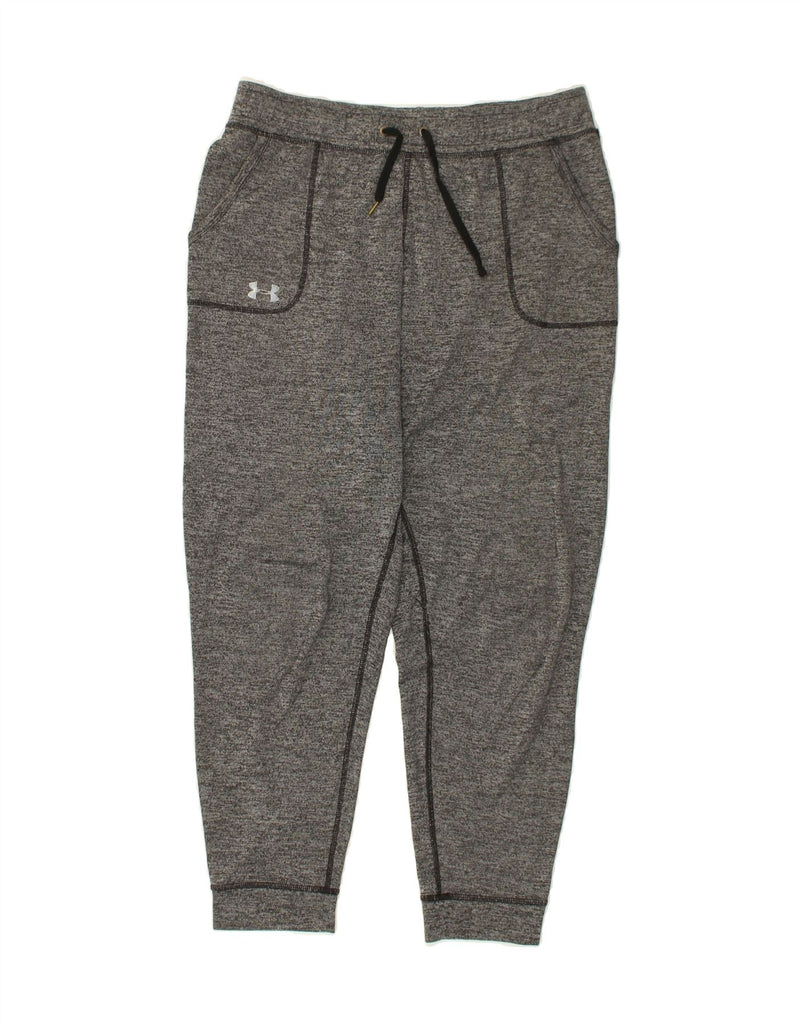 UNDER ARMOUR Mens Graphic Tracksuit Trousers Joggers Medium Grey Polyester | Vintage Under Armour | Thrift | Second-Hand Under Armour | Used Clothing | Messina Hembry 