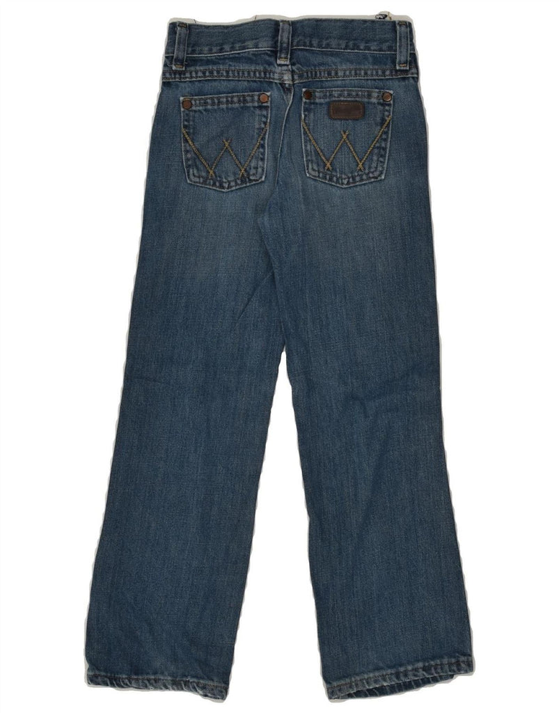 WRANGLER Boys Relaxed Fit Bootcut Jeans 6-7 Years W22 L22 Blue Cotton | Vintage Wrangler | Thrift | Second-Hand Wrangler | Used Clothing | Messina Hembry 