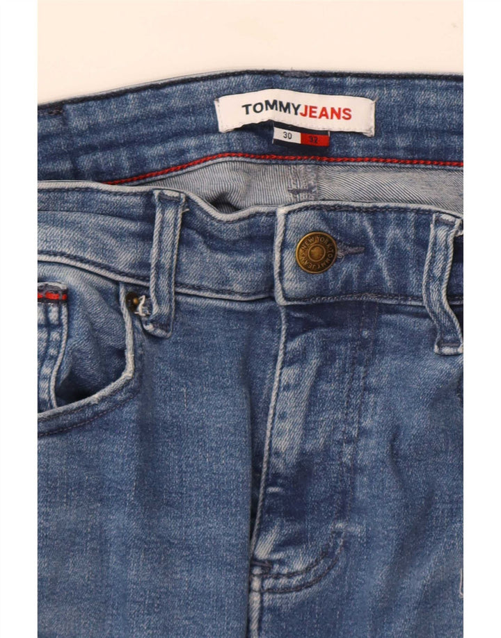 Tommy Hilfiger Mens Distressed Slim Jeans W30 L28 Blue