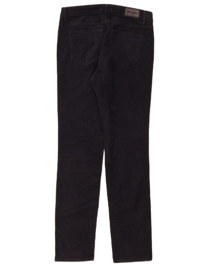 WRANGLER Mens Slim Corduroy Trousers W29 L30 Navy Blue Cotton