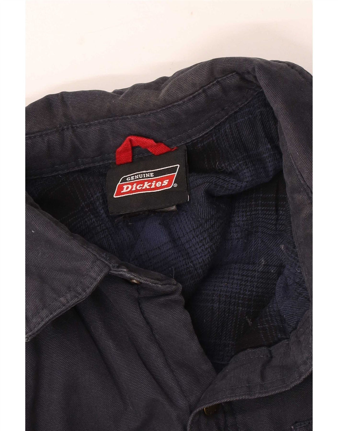 Dickies Mens Lumberjack Shirt XL Navy Blue