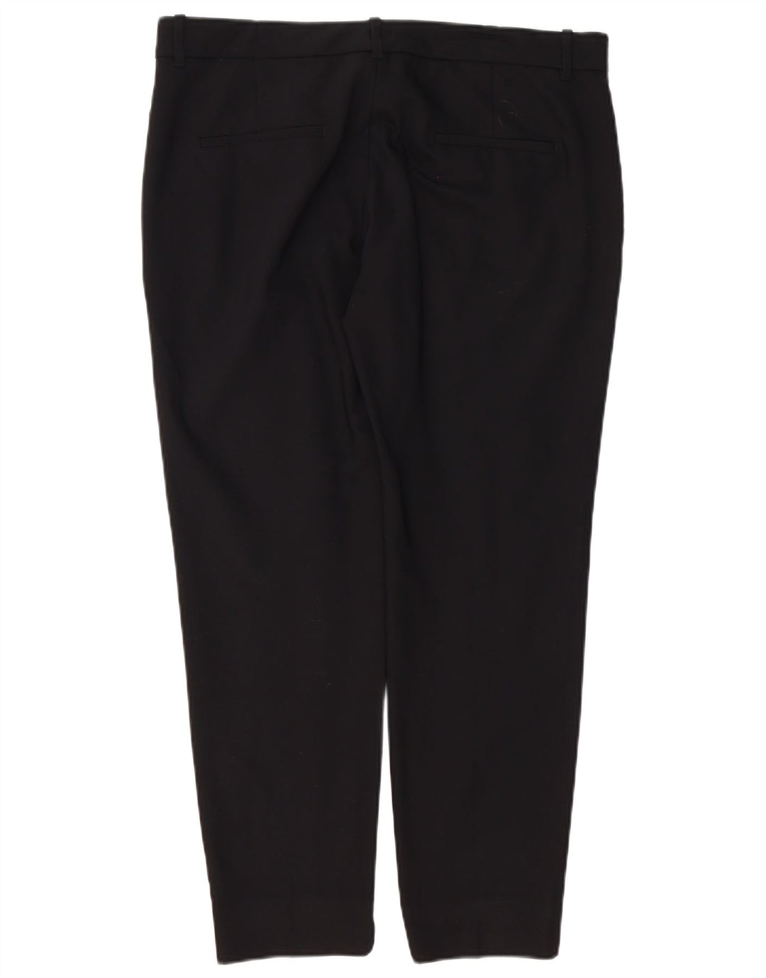 Zara Womens Slim Chino Trousers XL W32 L26 Black Polyester