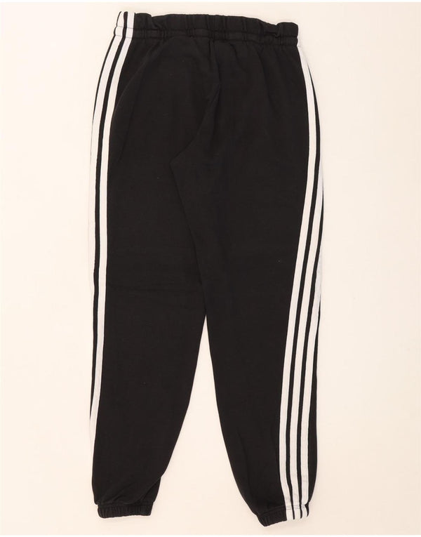 Adidas Womens Tracksuit Trousers Joggers UK 12/14 Medium Black Cotton