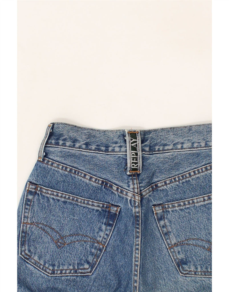 REPLAY Womens Straight Jeans W27 L31 Blue Vintage Replay and Second-Hand Replay from Messina Hembry 