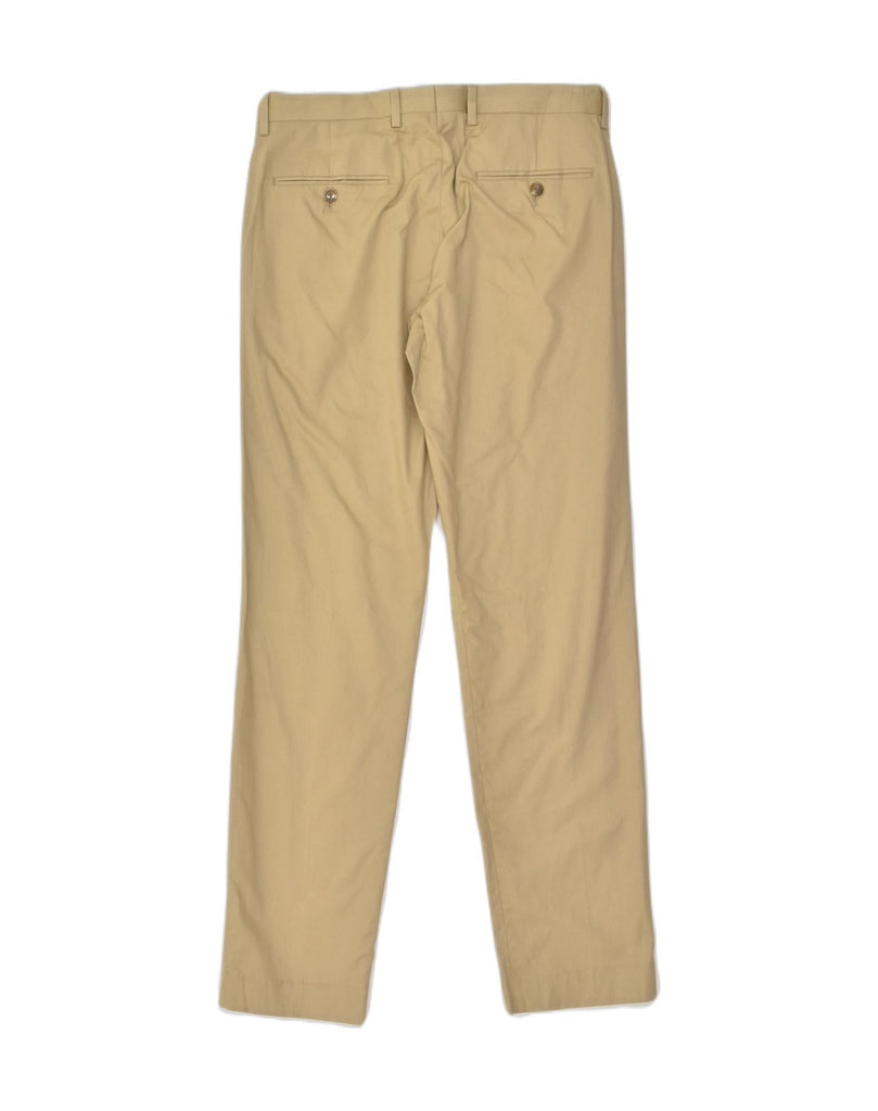 J. CREW Mens Ludlow Slim Casual Trousers W29 L32 Beige Cotton | Vintage J. Crew | Thrift | Second-Hand J. Crew | Used Clothing | Messina Hembry 