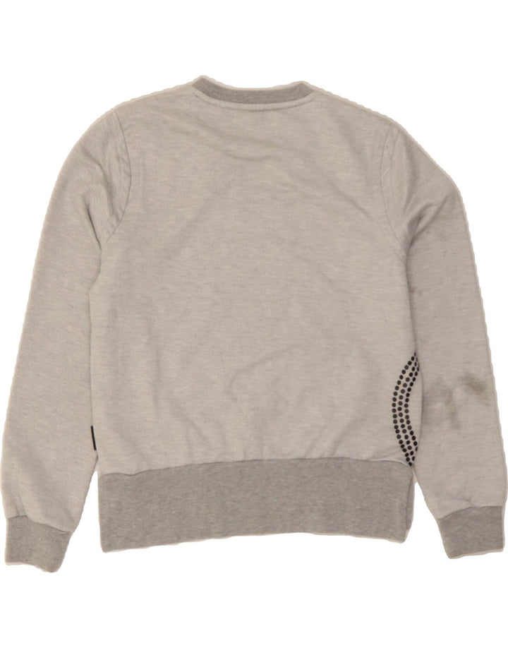 CALVIN KLEIN JEANS Womens Oversized Sweatshirt Jumper UK 10 Small Grey Vintage Calvin Klein Jeans and Second-Hand Calvin Klein Jeans from Messina Hembry 