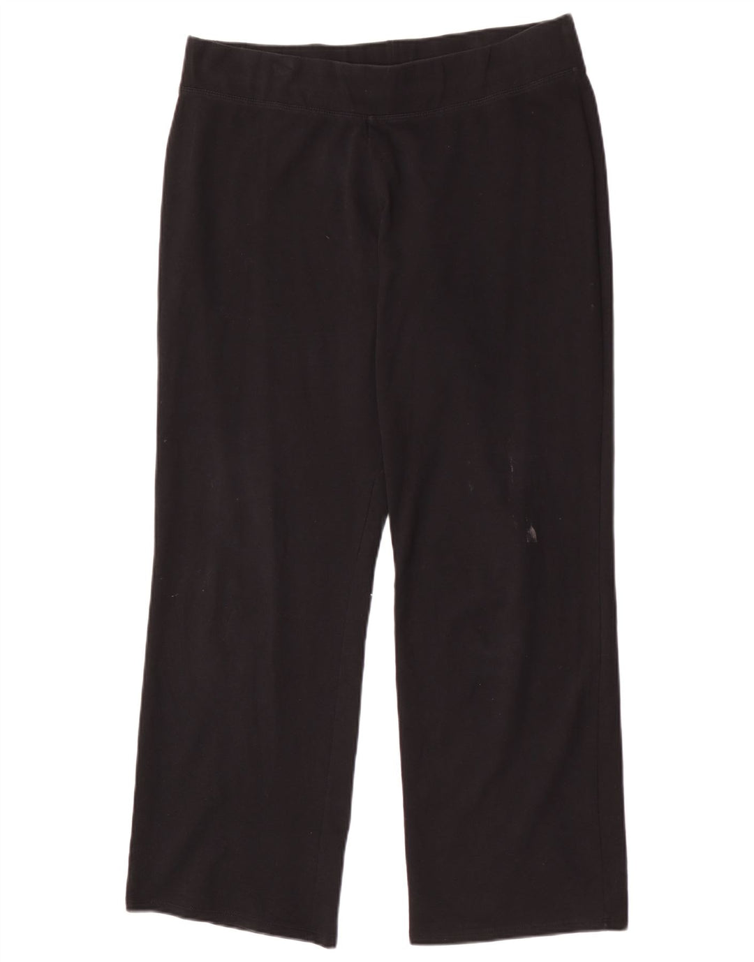 Marks & Spencer Womens Tracksuit Trousers UK 16 Large  Black Cotton