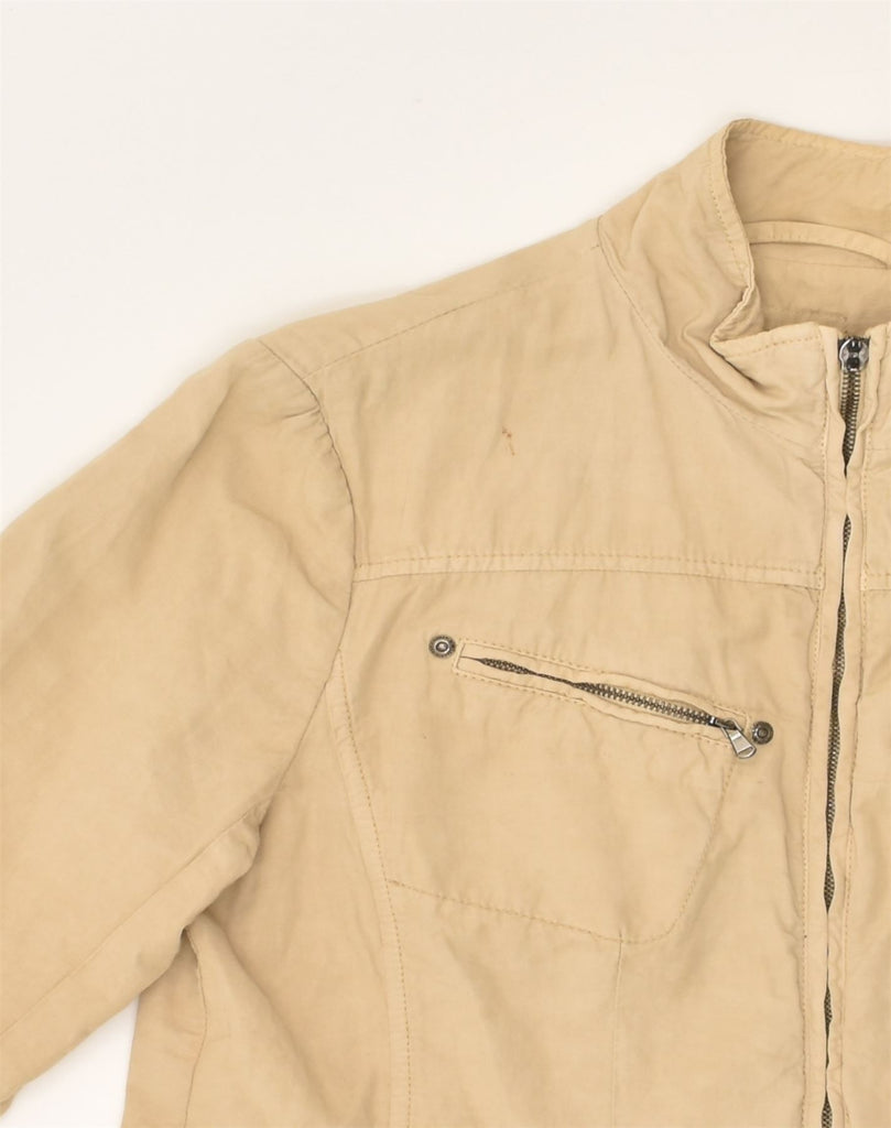 MARLBORO CLASSICS Womens Utility Jacket EU 40 Medium Beige Cotton | Vintage Marlboro Classics | Thrift | Second-Hand Marlboro Classics | Used Clothing | Messina Hembry 