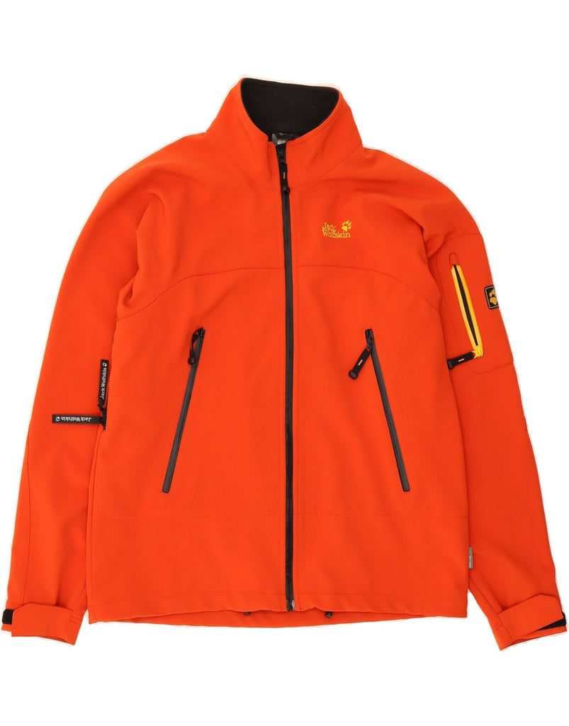 JACK WOLFSKIN Mens Windbreaker Jacket UK 42 XL Orange Polyester Vintage Jack Wolfskin and Second-Hand Jack Wolfskin from Messina Hembry 