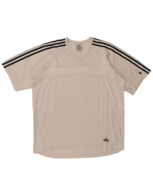 Adidas Mens Climacool T-Shirt Top XL White Polyester