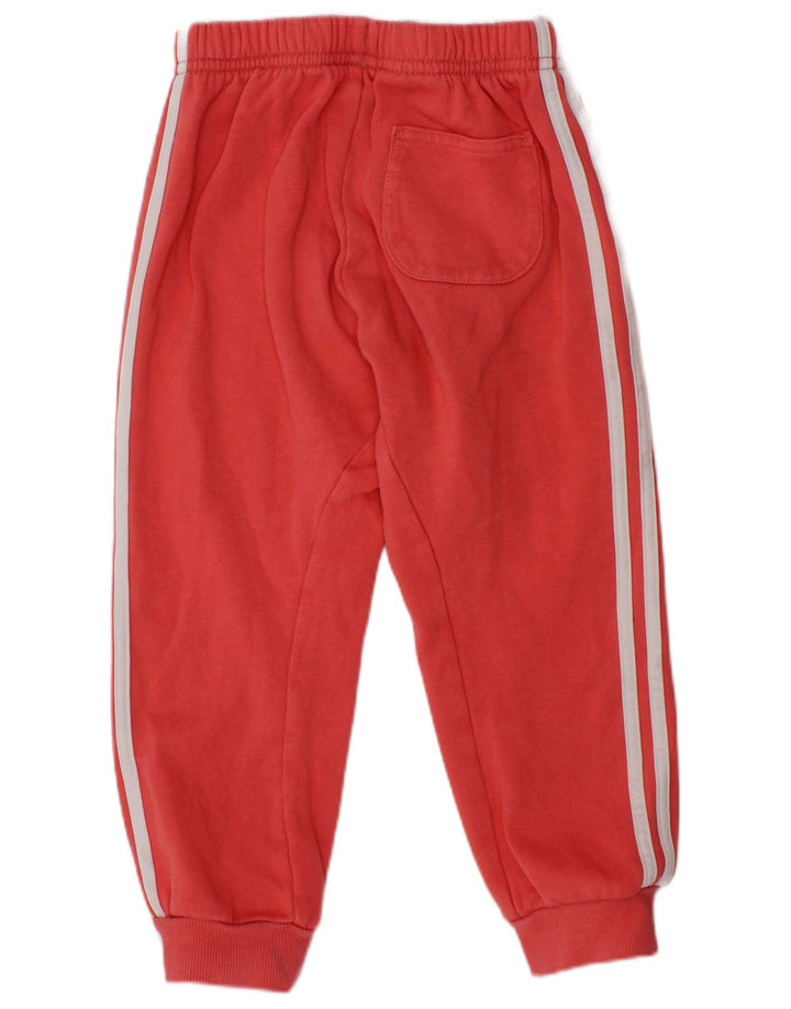 ADIDAS Girls Graphic Full Tracksuit 2-3 Years  Red Cotton