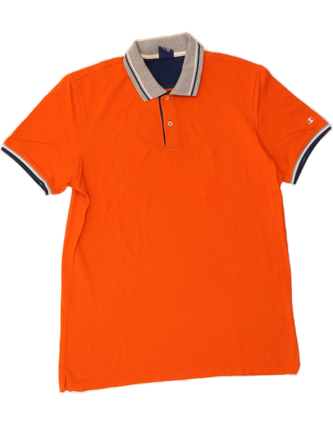 CHAMPION Mens Polo Shirt XL Orange Cotton Classic Vintage Champion and Second-Hand Champion from Messina Hembry 