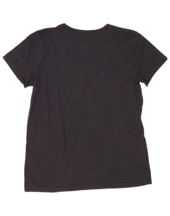 Under Armour Womens Graphic T-Shirt Top UK 14 Medium Black Cotton