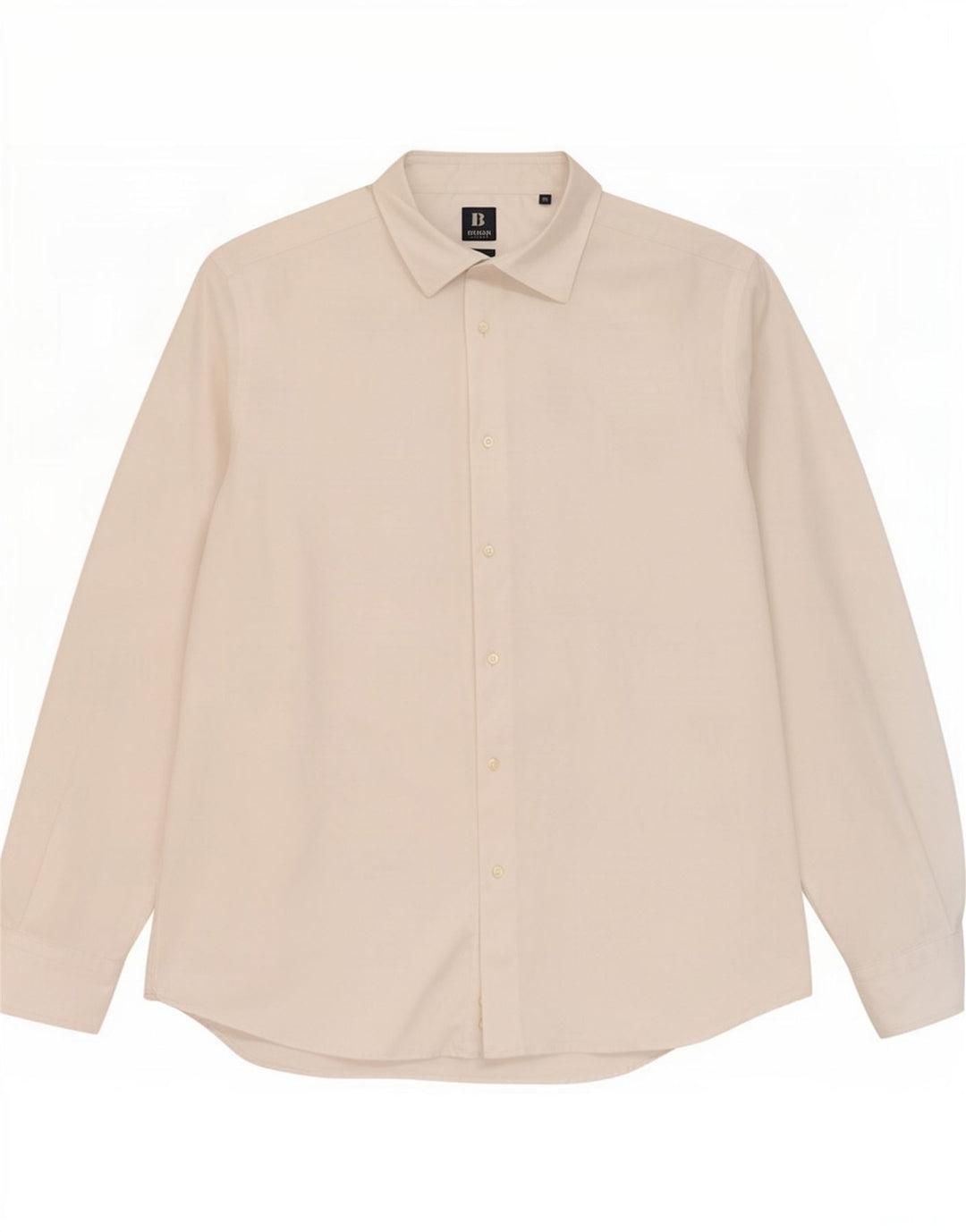 Boggi Mens Regular Fit Shirt Size 44 17 1/2 XL White Cotton