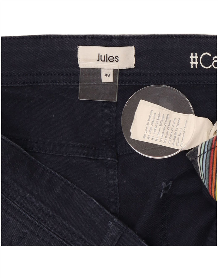 JULES Womens Denim Shorts IT 48 XL W38 Navy Blue Cotton