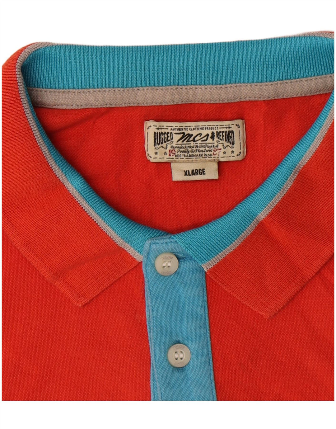 Marlboro Classics Mens Polo Shirt XL Orange