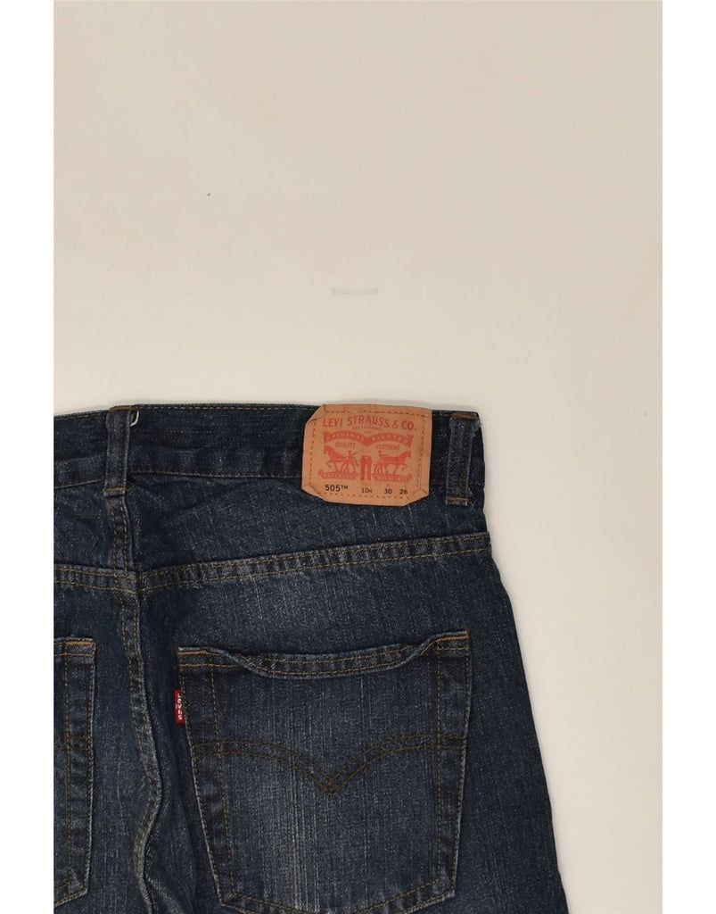 LEVI'S Boys 505 Regular Straight Jeans 9-10 Years W30 L26 Blue Cotton | Vintage Levi's | Thrift | Second-Hand Levi's | Used Clothing | Messina Hembry 