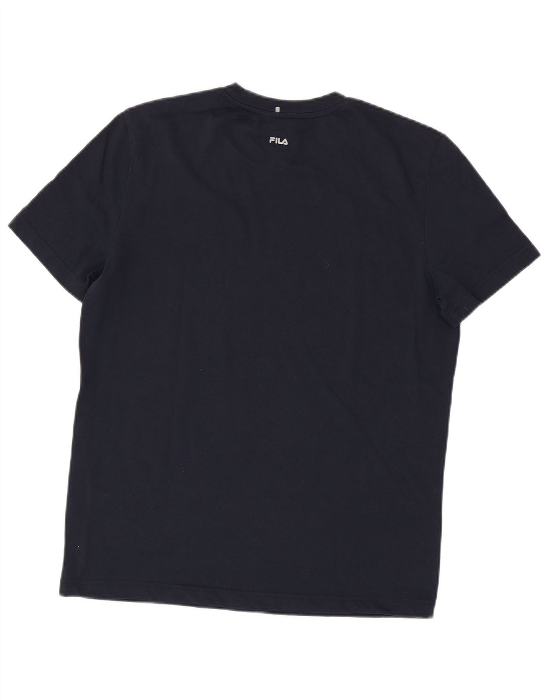 FILA Mens Graphic T-Shirt Top Small Navy Blue