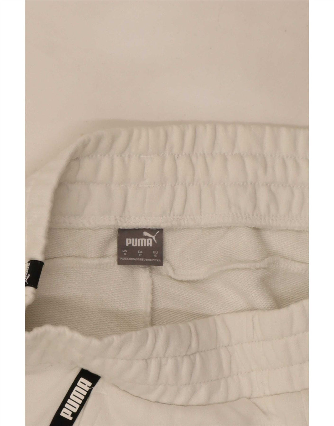 Puma Womens Graphic Sport Shorts UK 10 Small White