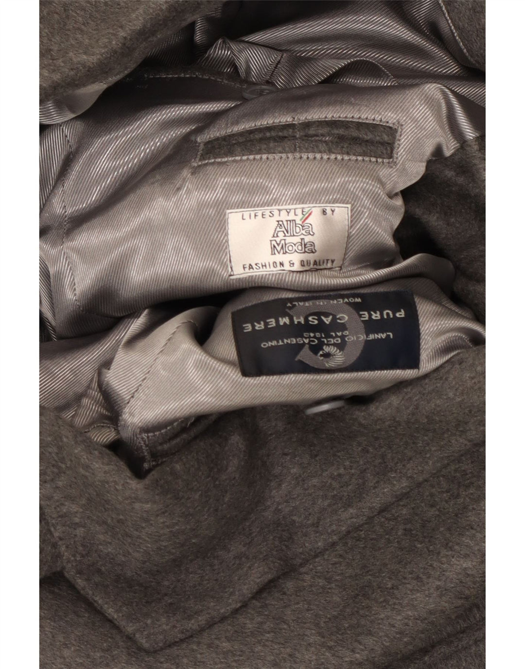 LANIFICIO DEL CASENTINO Mens 3 Button Blazer Jacket UK 38 Medium Grey