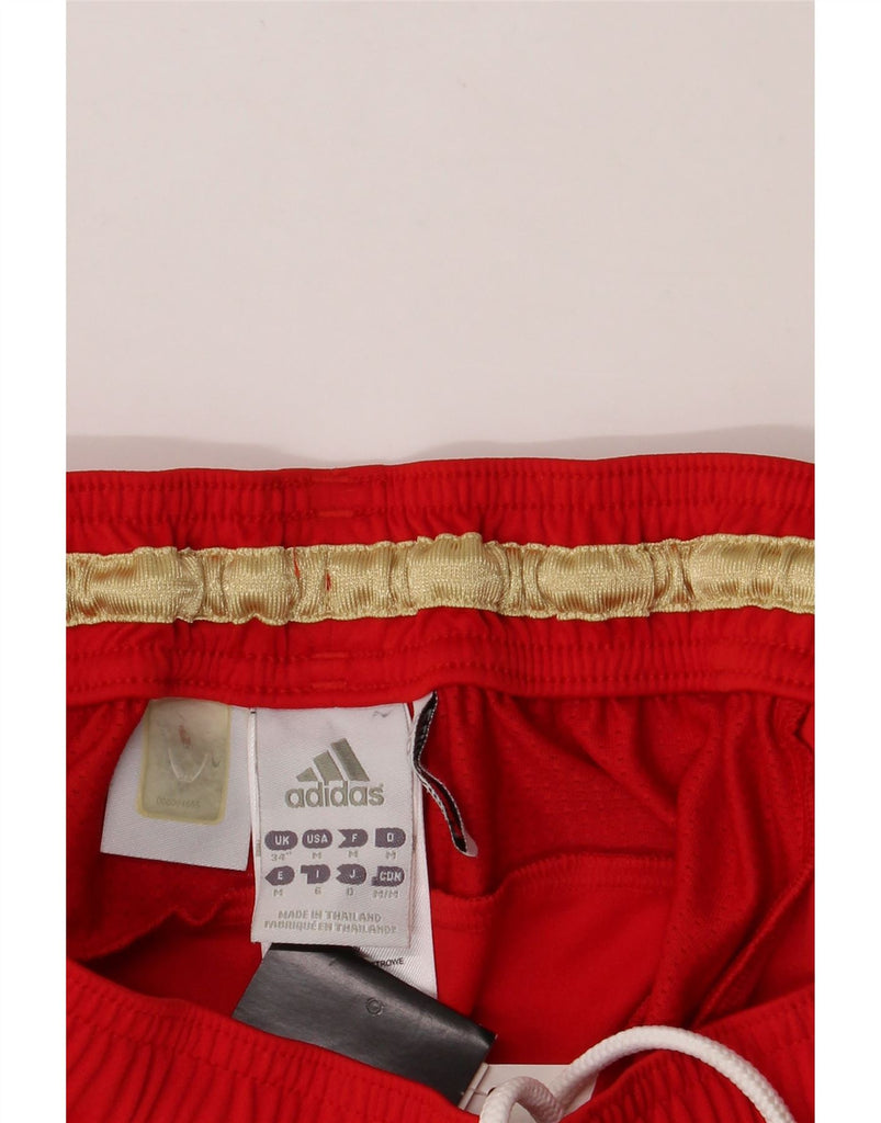 ADIDAS Mens Liverpool Sport Shorts Medium  Red Polyester Vintage Adidas and Second-Hand Adidas from Messina Hembry 