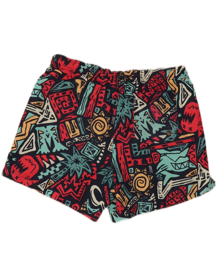 MAUI MAUI Mens Abstract Pattern Swimming Shorts Medium  Multicoloured