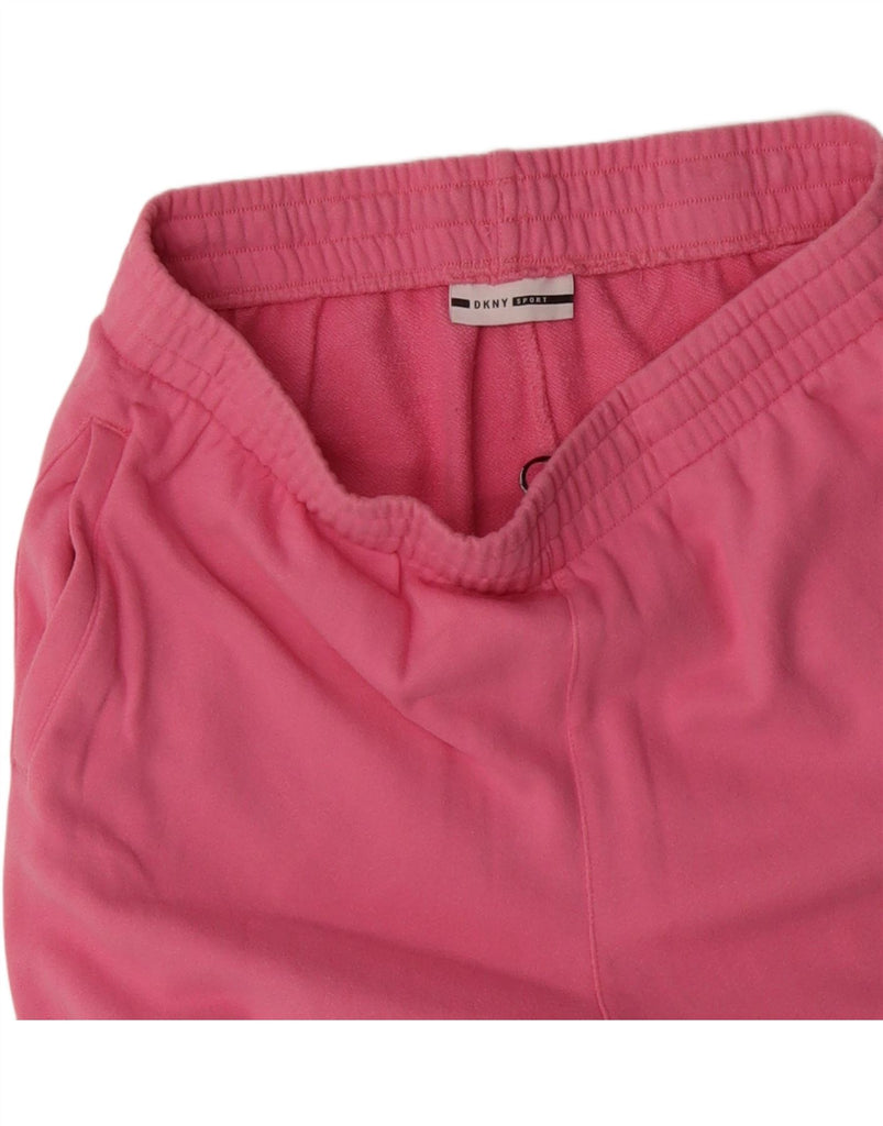 DKNY Womens Tracksuit Trousers Joggers UK 14 Large  Pink Vintage Dkny and Second-Hand Dkny from Messina Hembry 