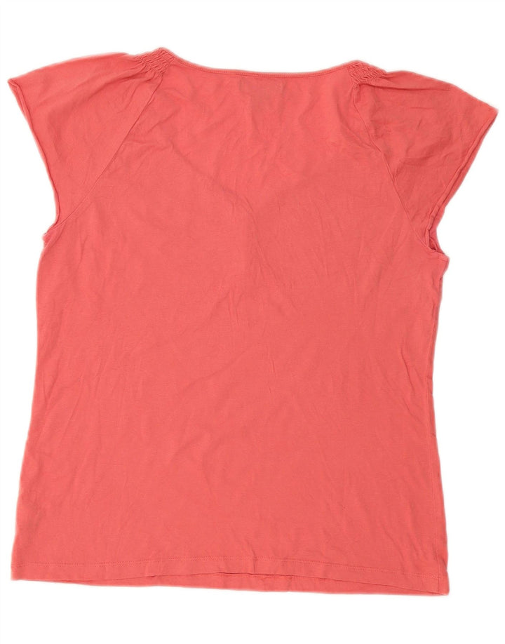 Chaps Womens Blouse Top UK 14 Large Pink Cotton
