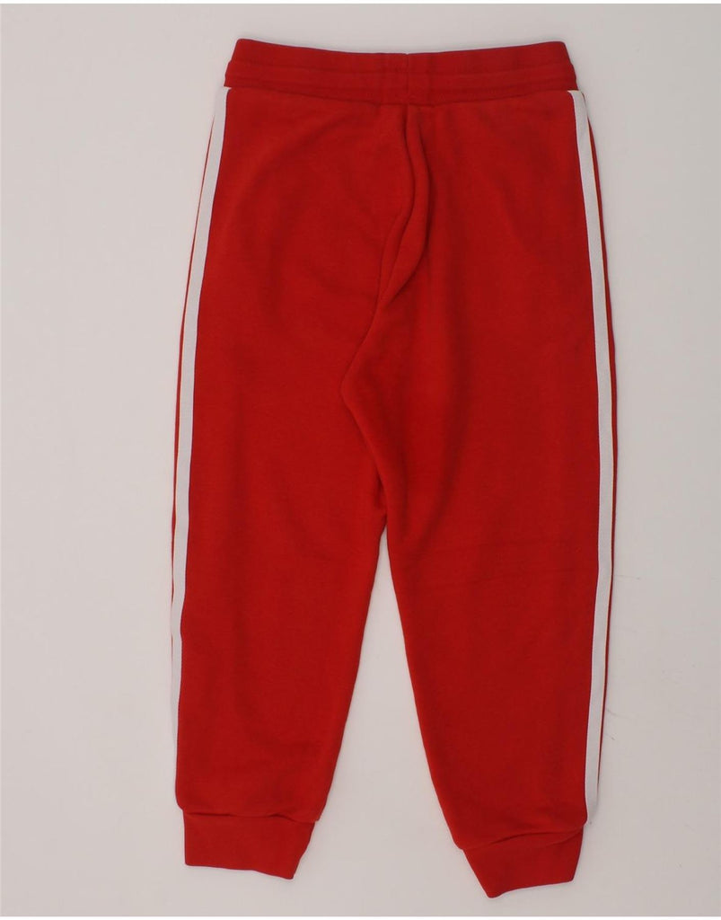 ADIDAS Girls Tracksuit Trousers Joggers 5-6 Years Red Cotton | Vintage Adidas | Thrift | Second-Hand Adidas | Used Clothing | Messina Hembry 