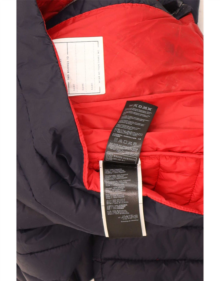 Joules Boys Hooded Padded Jacket 5-6 Years Navy Blue Polyester