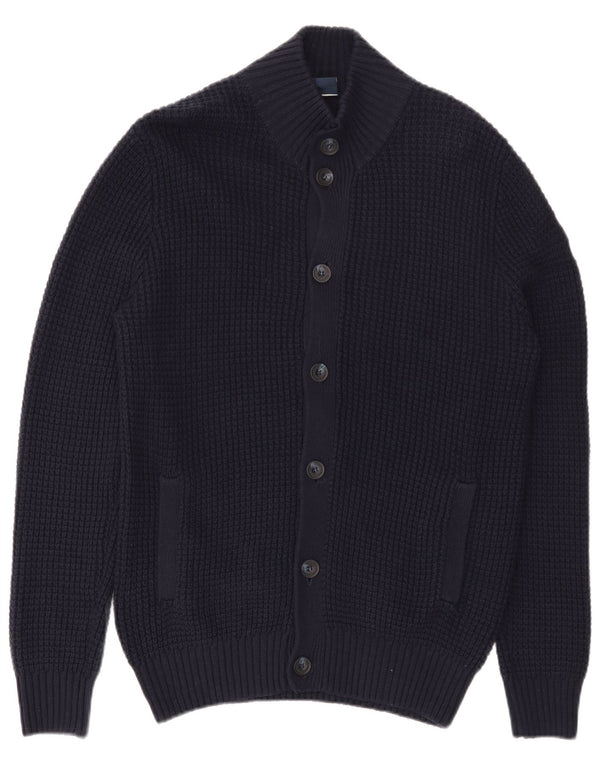 North Sails Mens Cardigan Sweater Medium Navy Blue Cotton