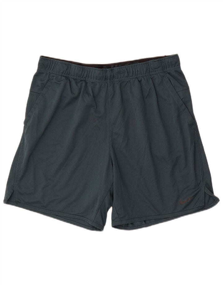 Nike Mens Dri Fit Sport Shorts Large Green Polyester