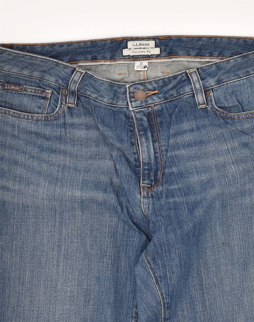 L.L.BEAN Womens Favorite Fit Straight Jeans US 10 Large W32 L30 Blue | Vintage L.L.Bean | Thrift | Second-Hand L.L.Bean | Used Clothing | Messina Hembry 