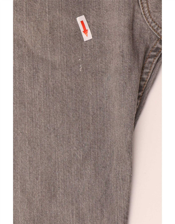 Marks & Spencer Womens Straight Jeans W30 L29 Grey Cotton