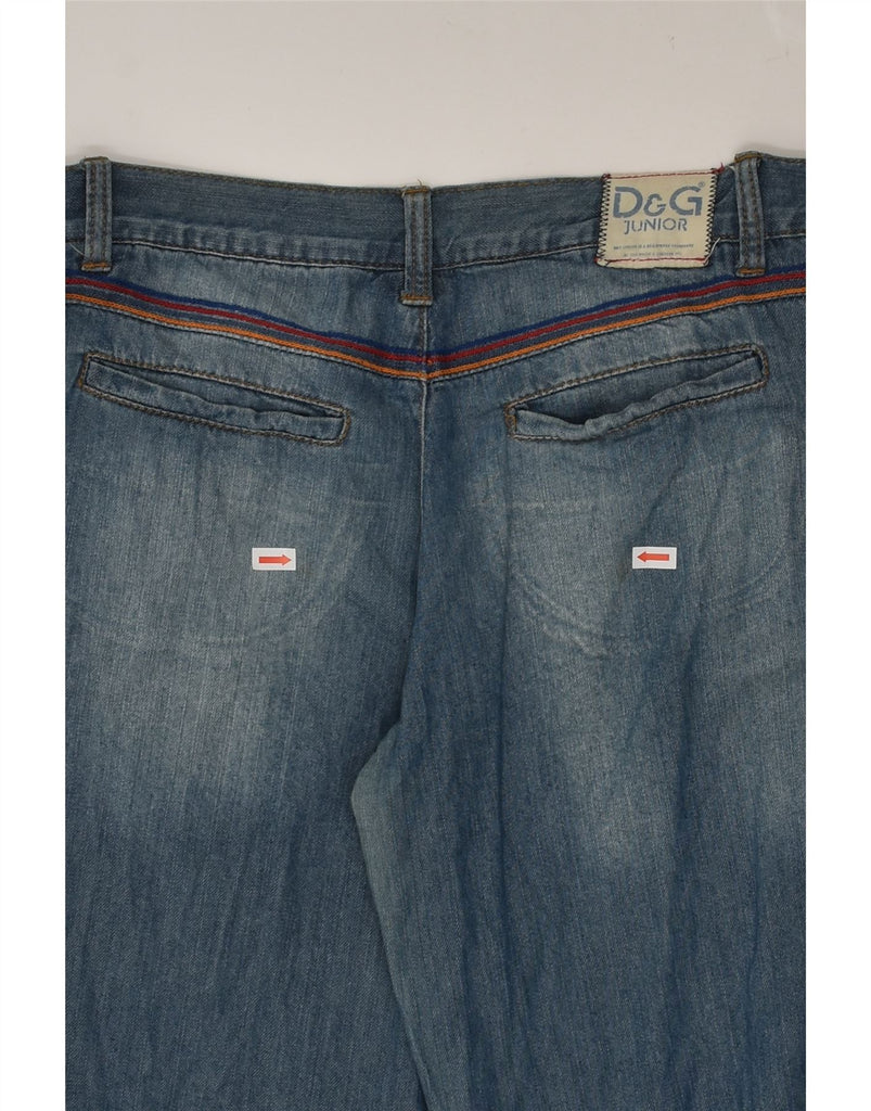 DOLCE & GABBANA Boys Capri Straight Jeans 15-16 Years W30 L20 Blue Cotton | Vintage Dolce & Gabbana | Thrift | Second-Hand Dolce & Gabbana | Used Clothing | Messina Hembry 