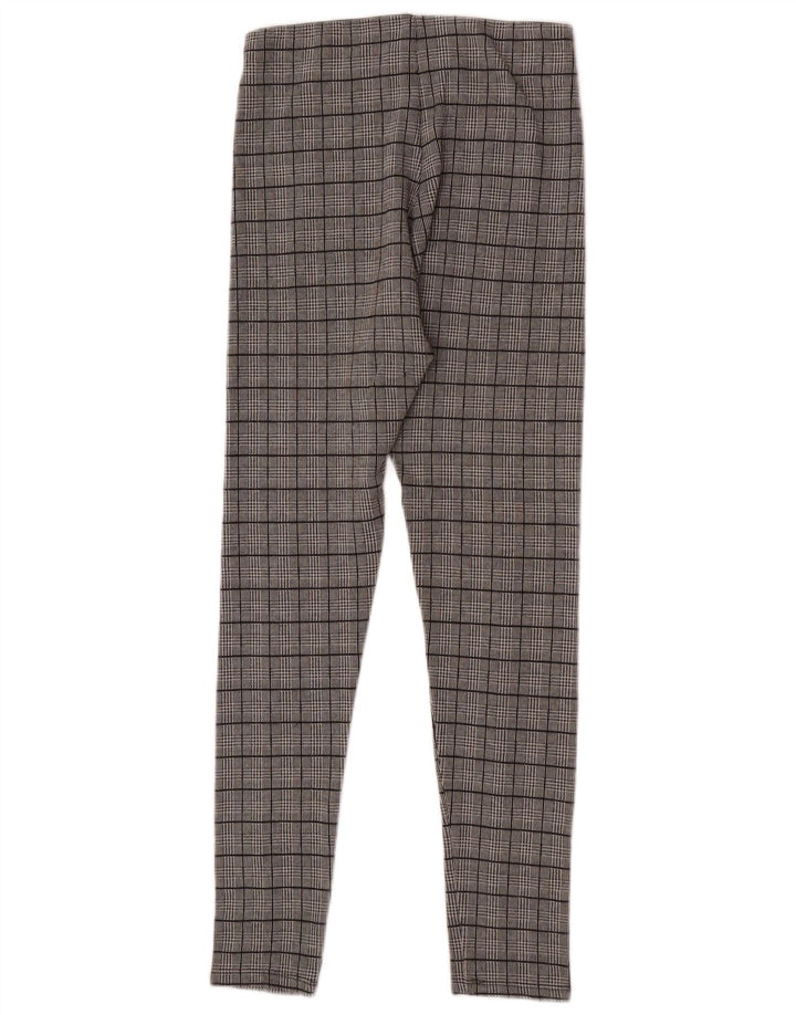 Zara Womens Leggings Medium Grey Check