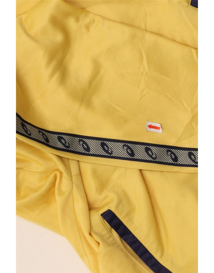 ASICS Mens Graphic Tracksuit Top Jacket XS Yellow
