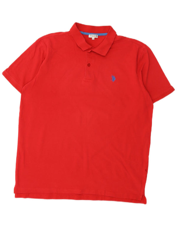 U.S. Polo Assn. Mens Polo Shirt 2XL Red